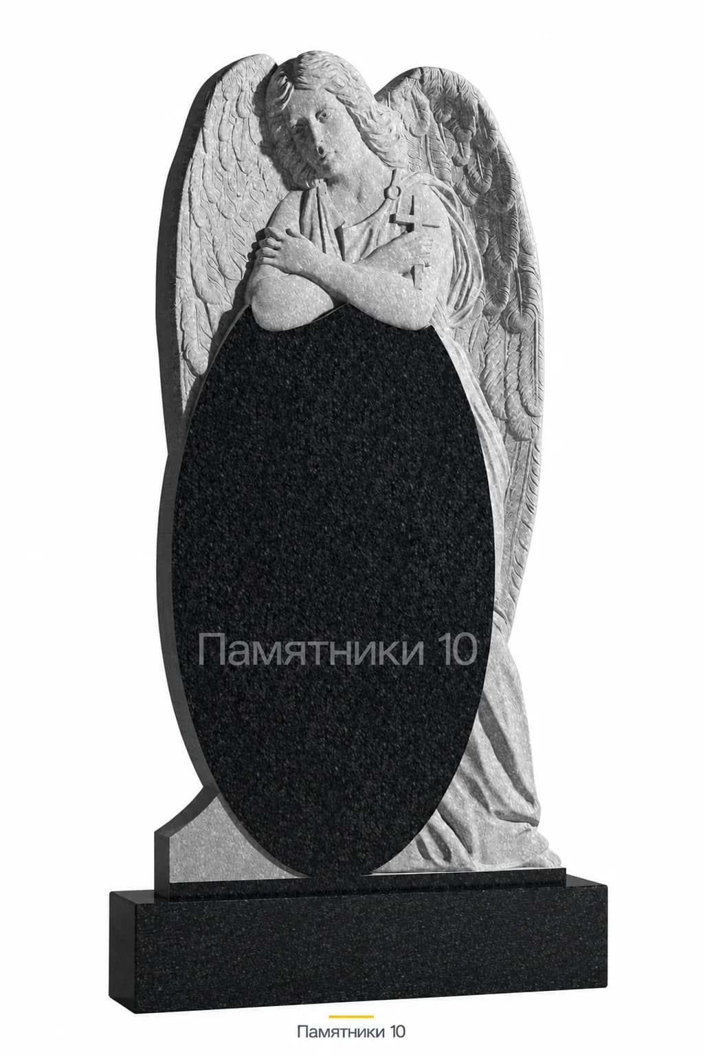 Памятник вертикальный резной РВ-130 из гранита