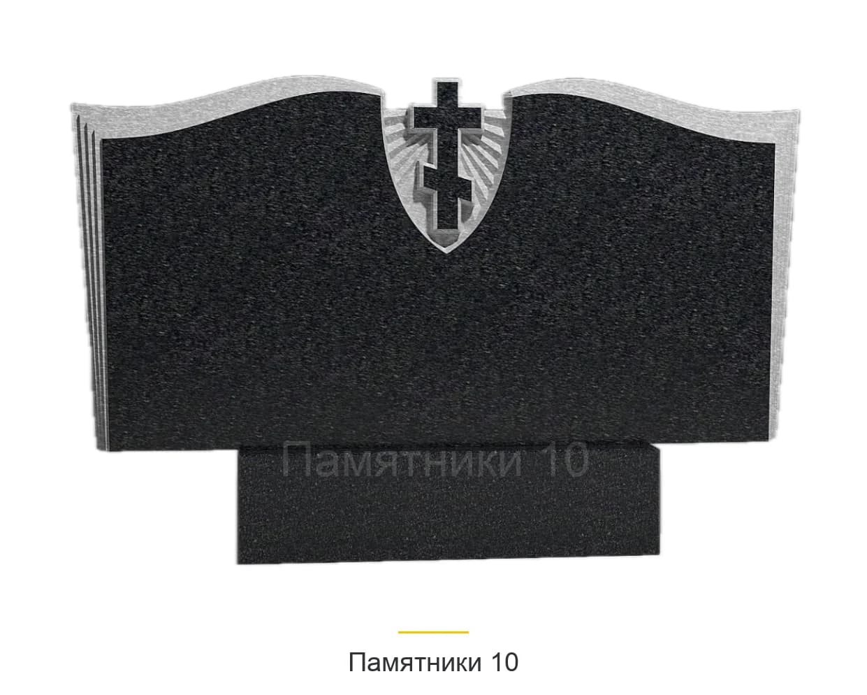 Памятник горизонтальный ГР-26 из гранита