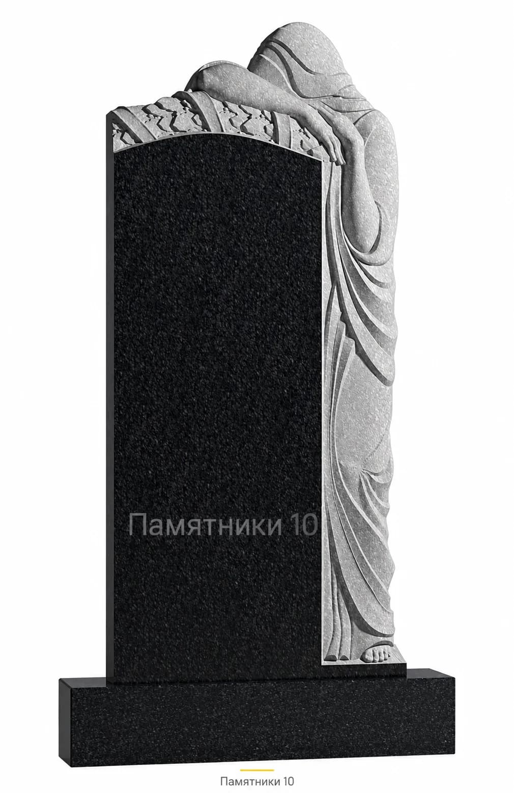 Памятник вертикальный резной РВ-236 из гранита