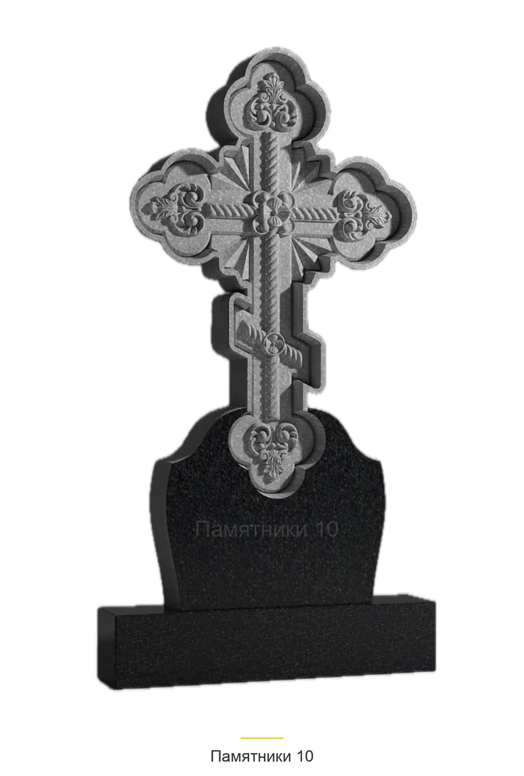 Памятник вертикальный резной РВ-112 из гранита