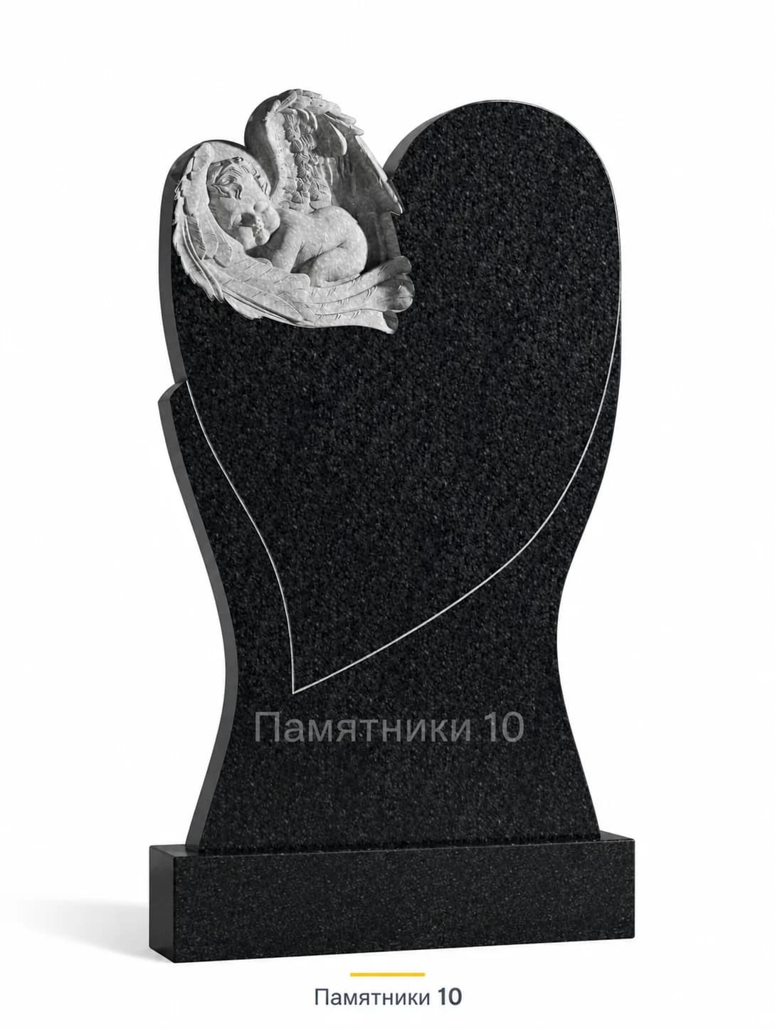 Памятник вертикальный резной РВ-153 из гранита