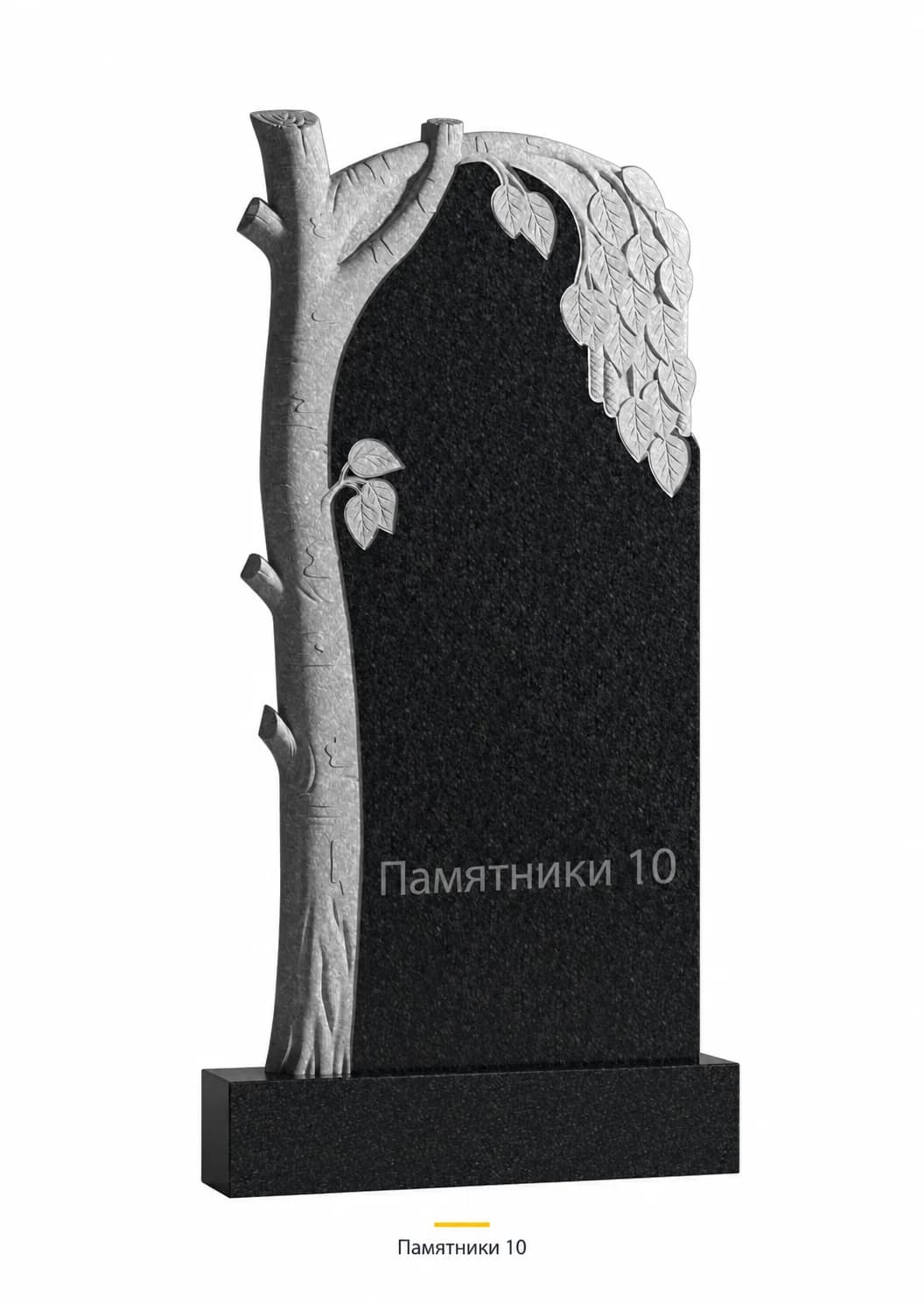 Памятник вертикальный резной РВ-158 из гранита