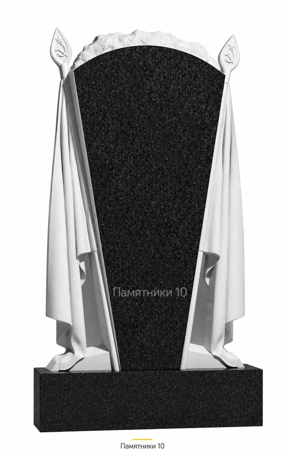 Памятник вертикальный резной РВ-210 из гранита