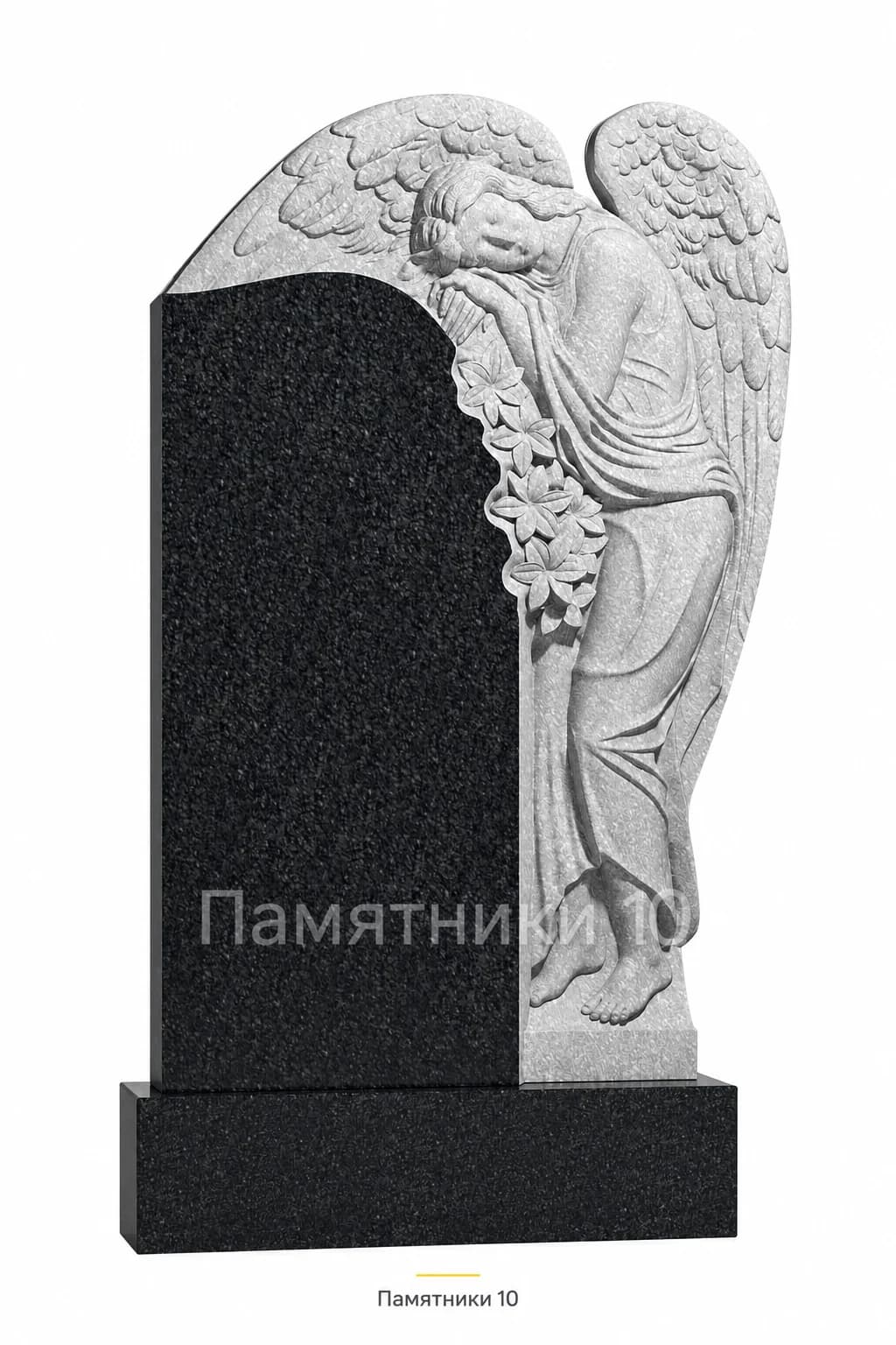 Памятник вертикальный резной РВ-136