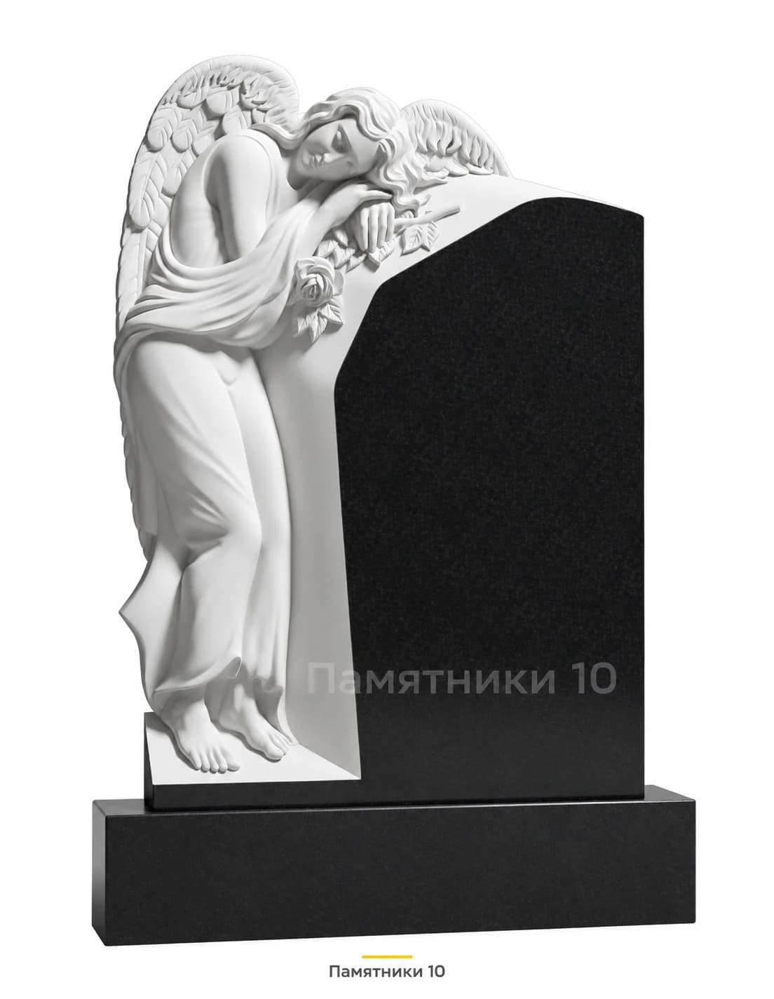 Памятник вертикальный резной РВ-135 из гранита