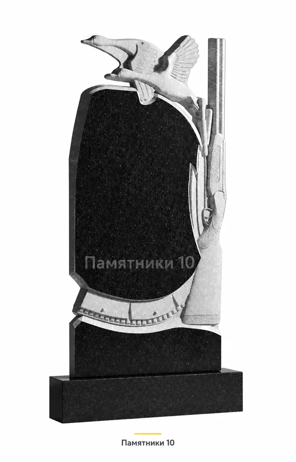 Памятник вертикальный резной РВ-206 из гранита