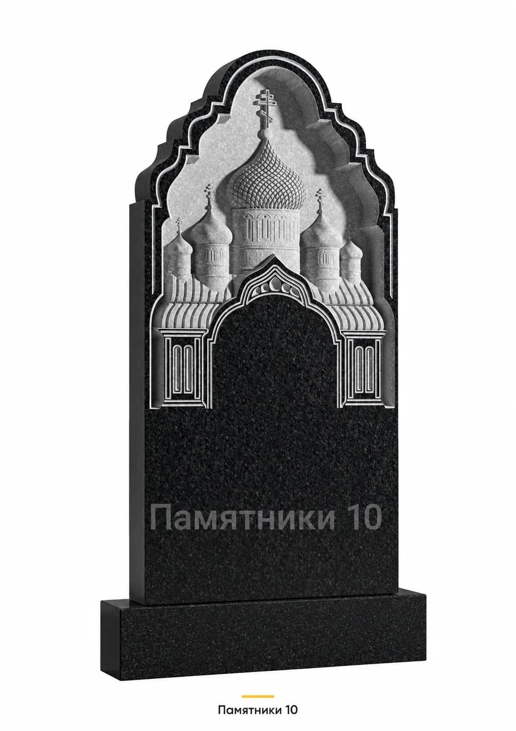 Памятник вертикальный резной РВ-213 из гранита