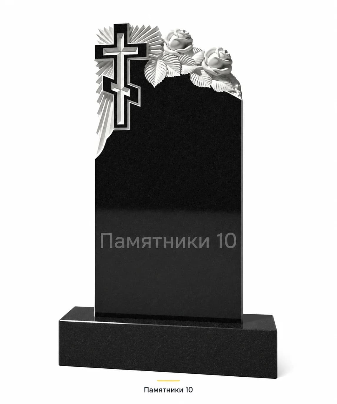 Памятник вертикальный резной РВ-82 из гранита