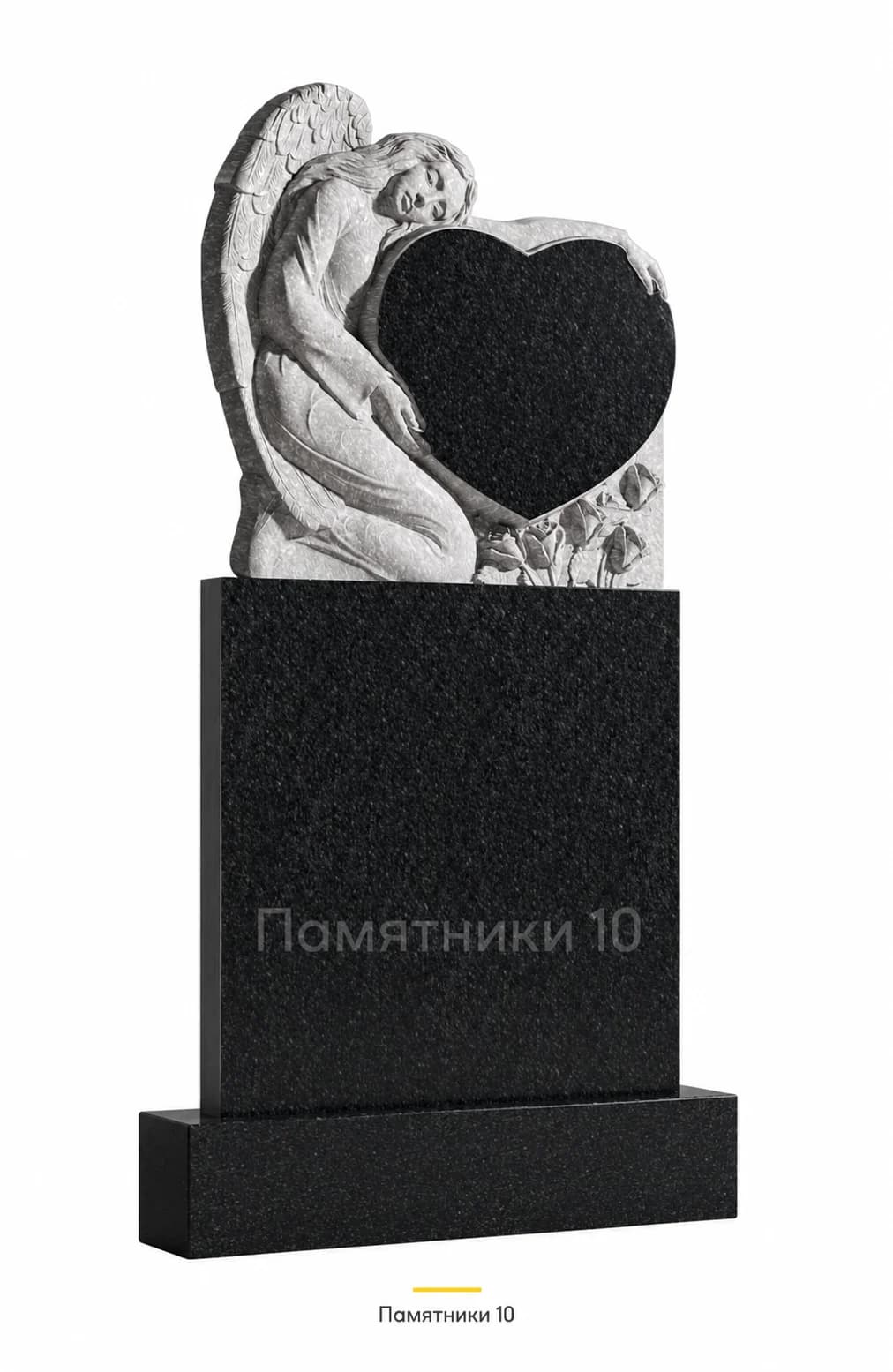 Памятник вертикальный резной РВ-142 из гранита