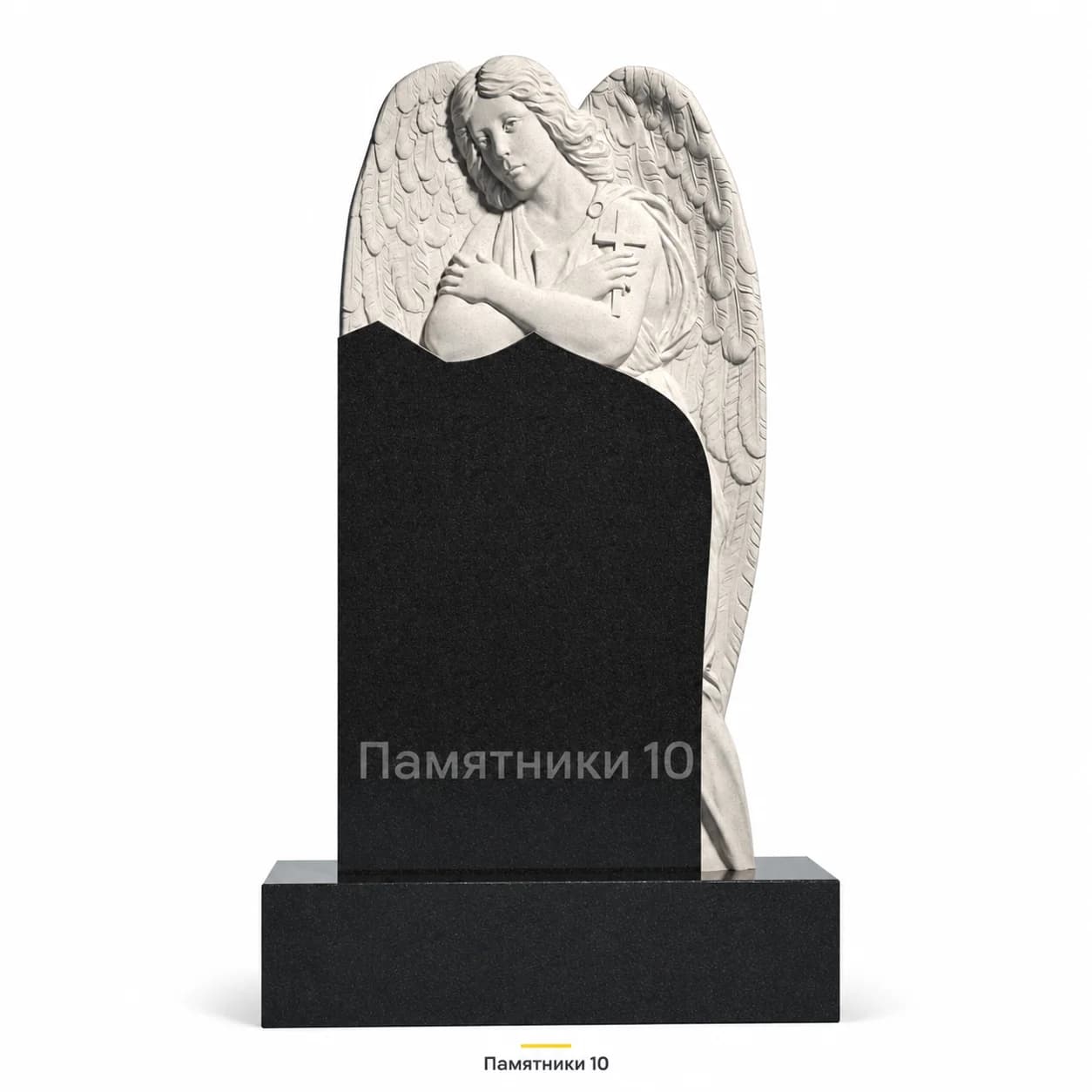 Памятник вертикальный резной РВ-131 из гранита