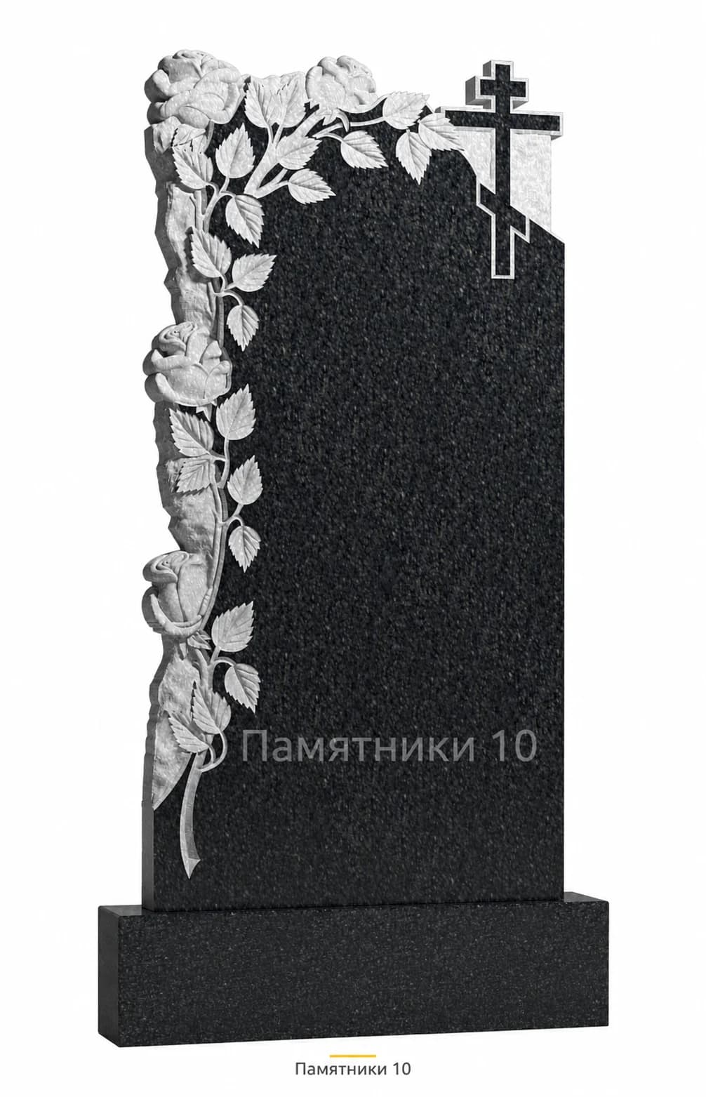 Памятник вертикальный резной РВ-17 из гранита