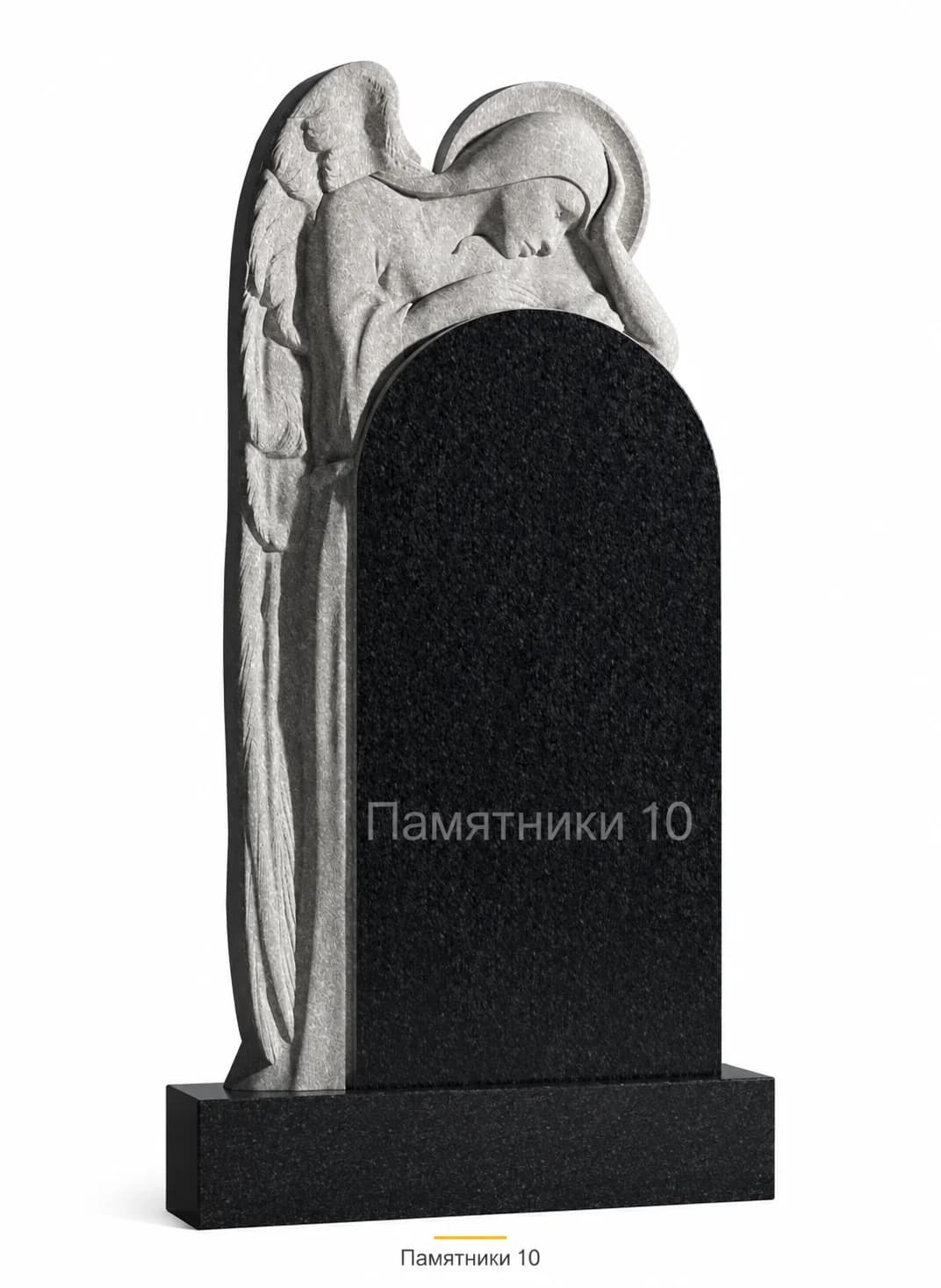 Памятник вертикальный резной РВ-147 из гранита