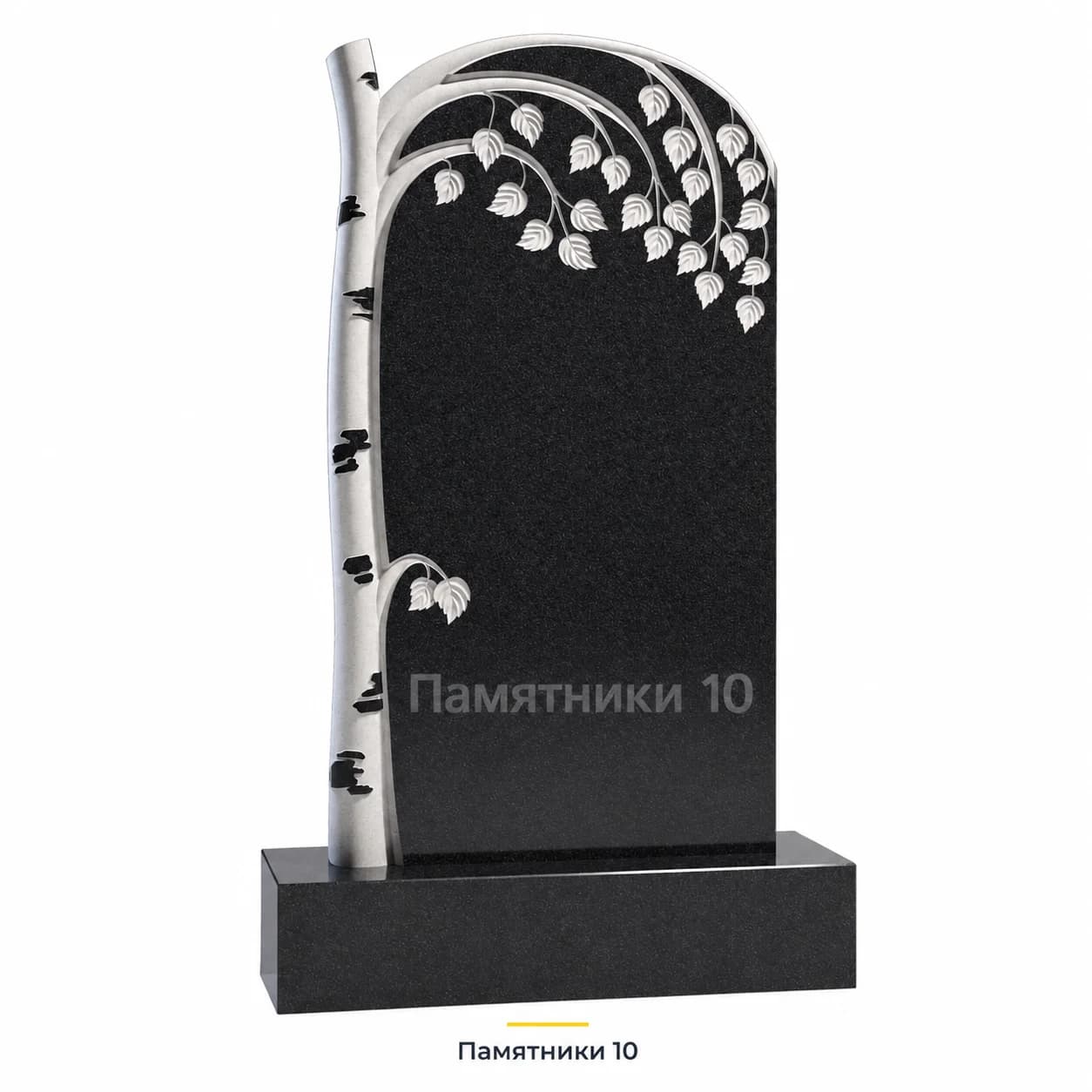Памятник вертикальный резной РВ-161 из гранита