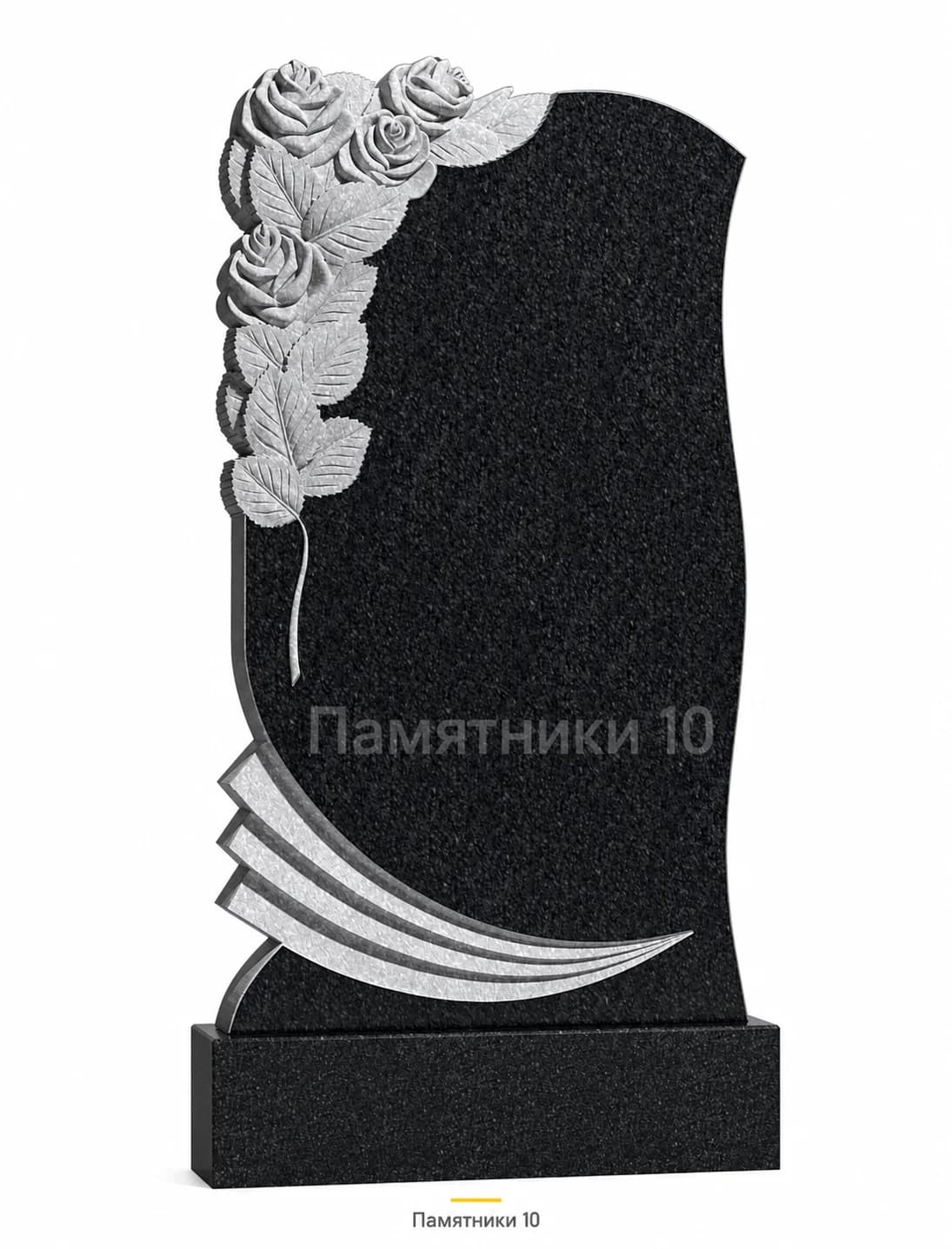 Памятник вертикальный резной РВ-14 из гранита