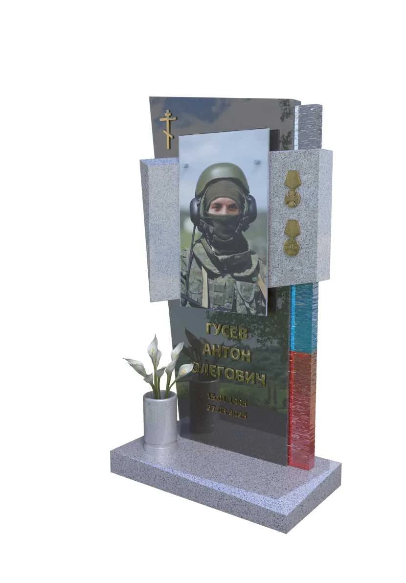 Памятник со стеклом С-6