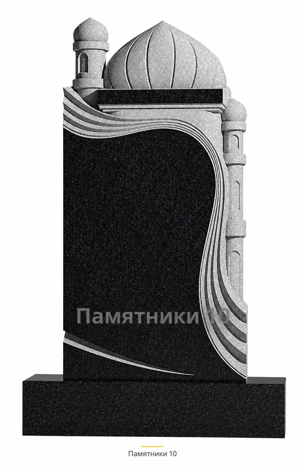 Памятник вертикальный резной РВ-231 из гранита