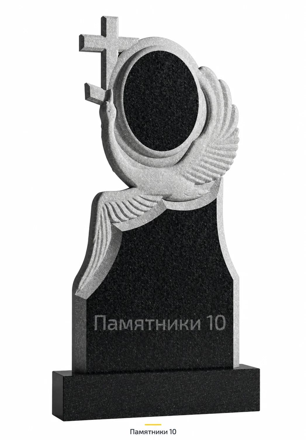 Памятник вертикальный резной РВ-199 из гранита