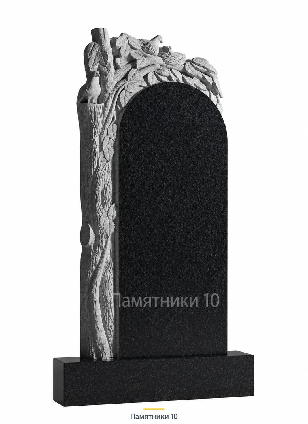 Памятник вертикальный резной РВ-181 из гранита