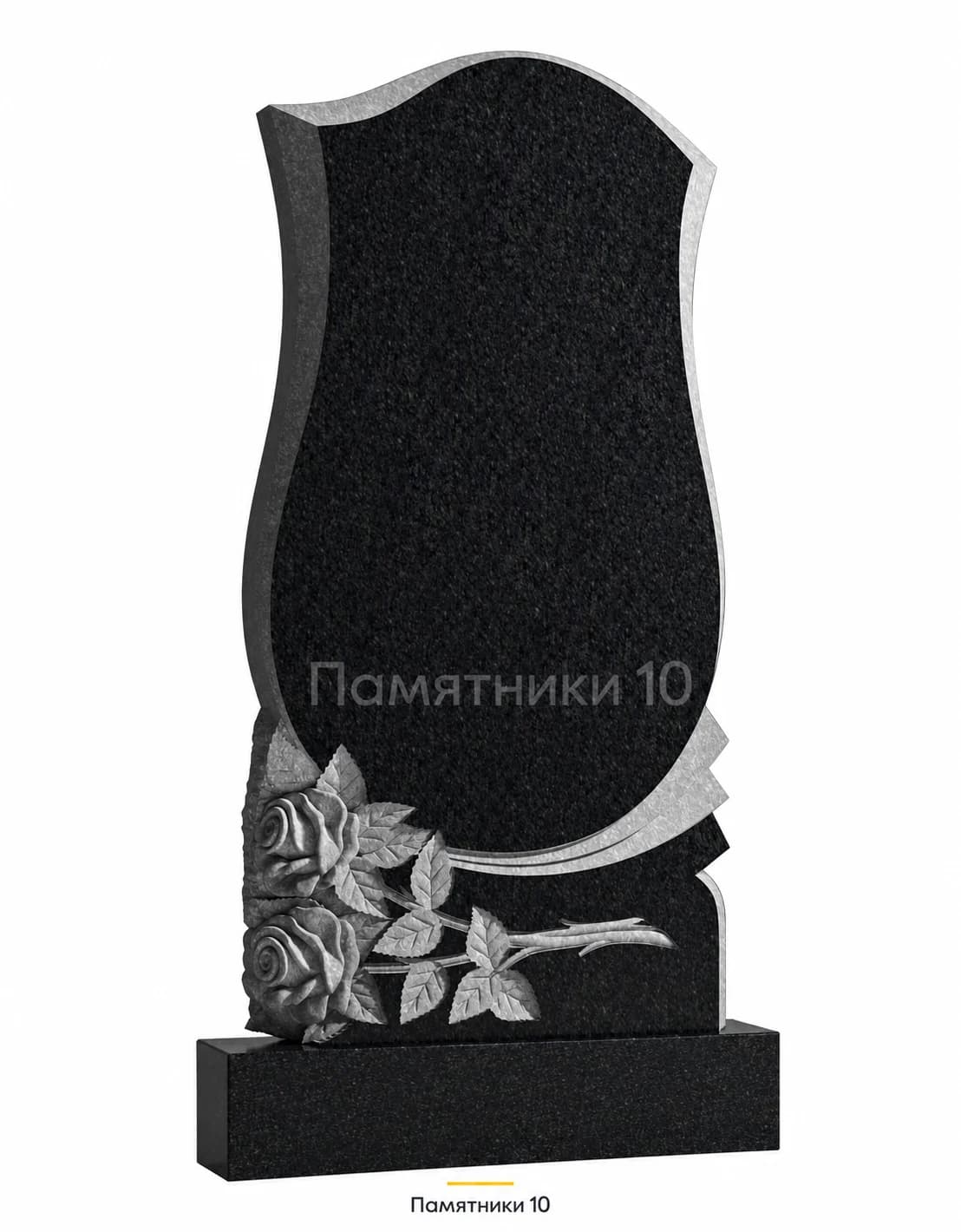 Памятник вертикальный резной РВ-19 из гранита