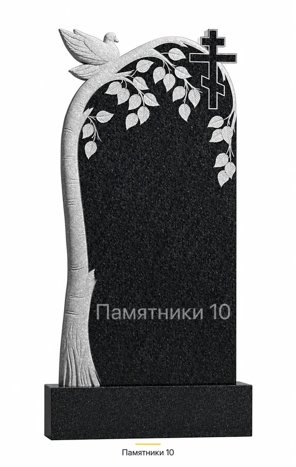 Памятник вертикальный резной РВ-163