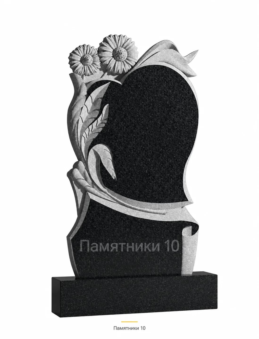 Памятник вертикальный резной РВ-20 из гранита
