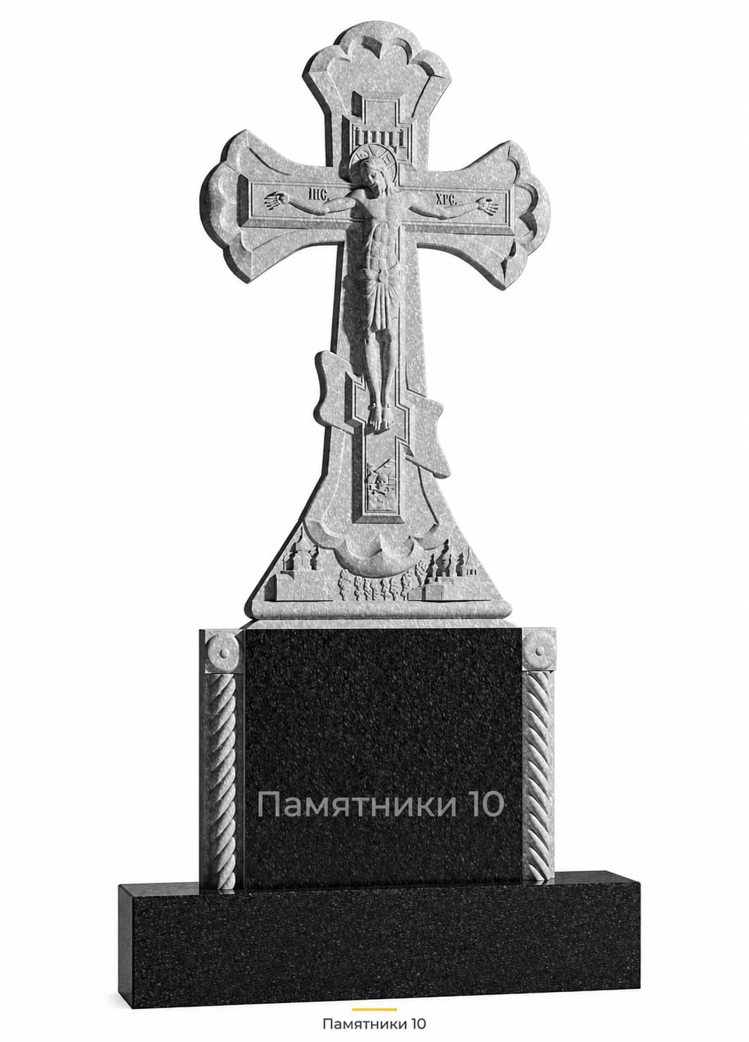 Памятник вертикальный резной РВ-96 из гранита