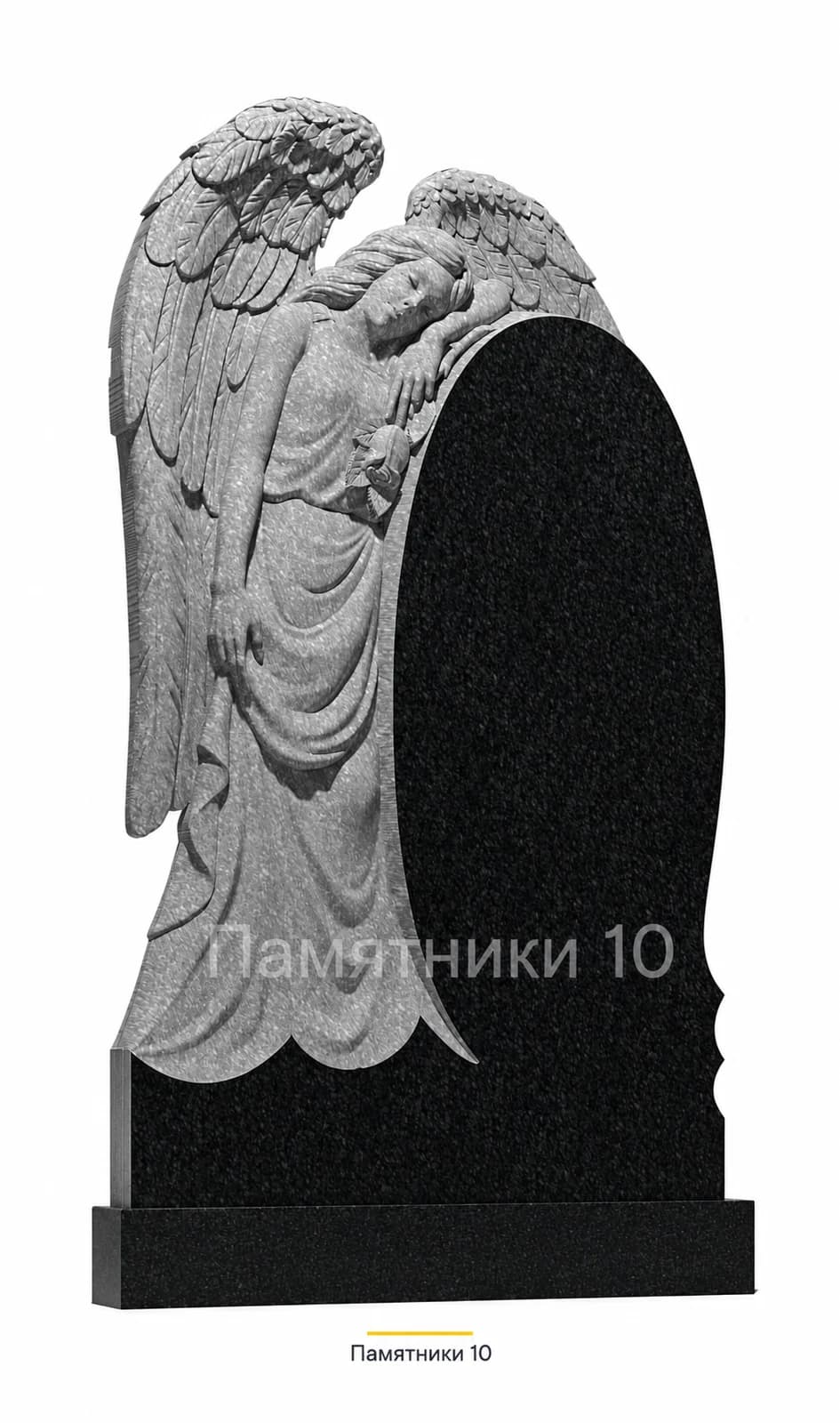 Памятник вертикальный резной РВ-144 из гранита