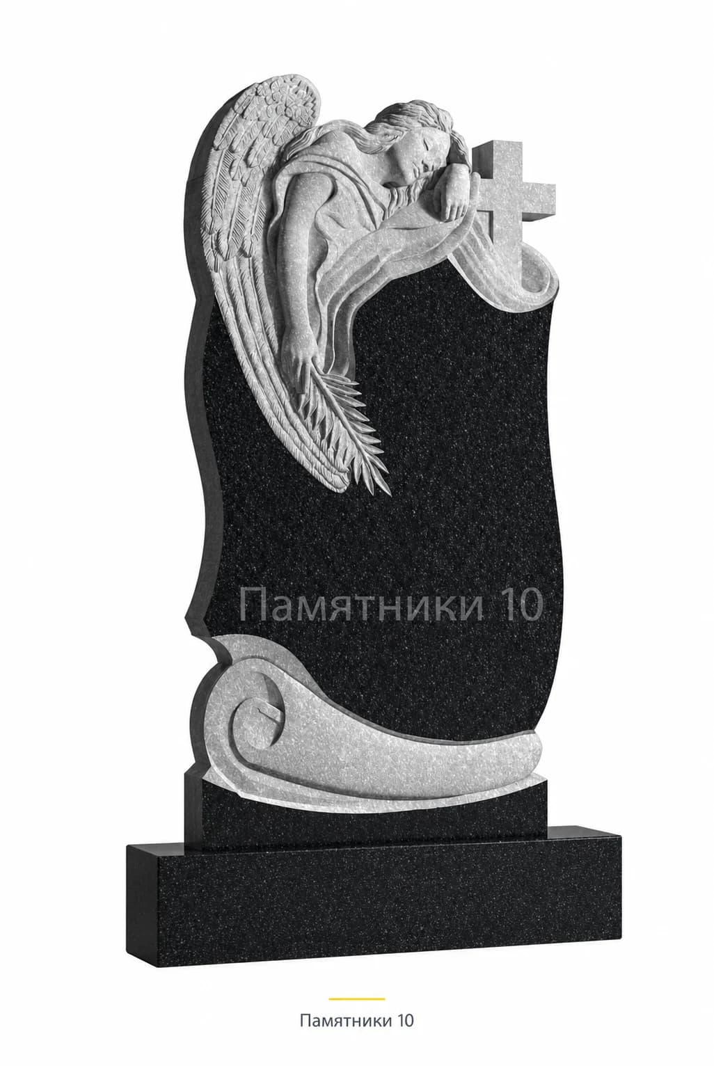 Памятник вертикальный резной РВ-150 из гранита