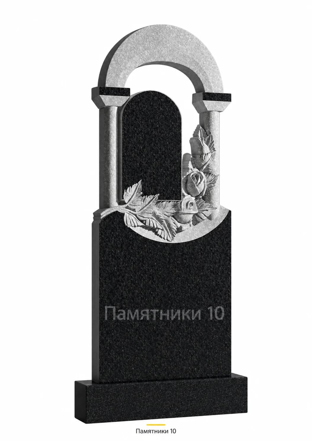 Памятник вертикальный резной РВ-219 из гранита