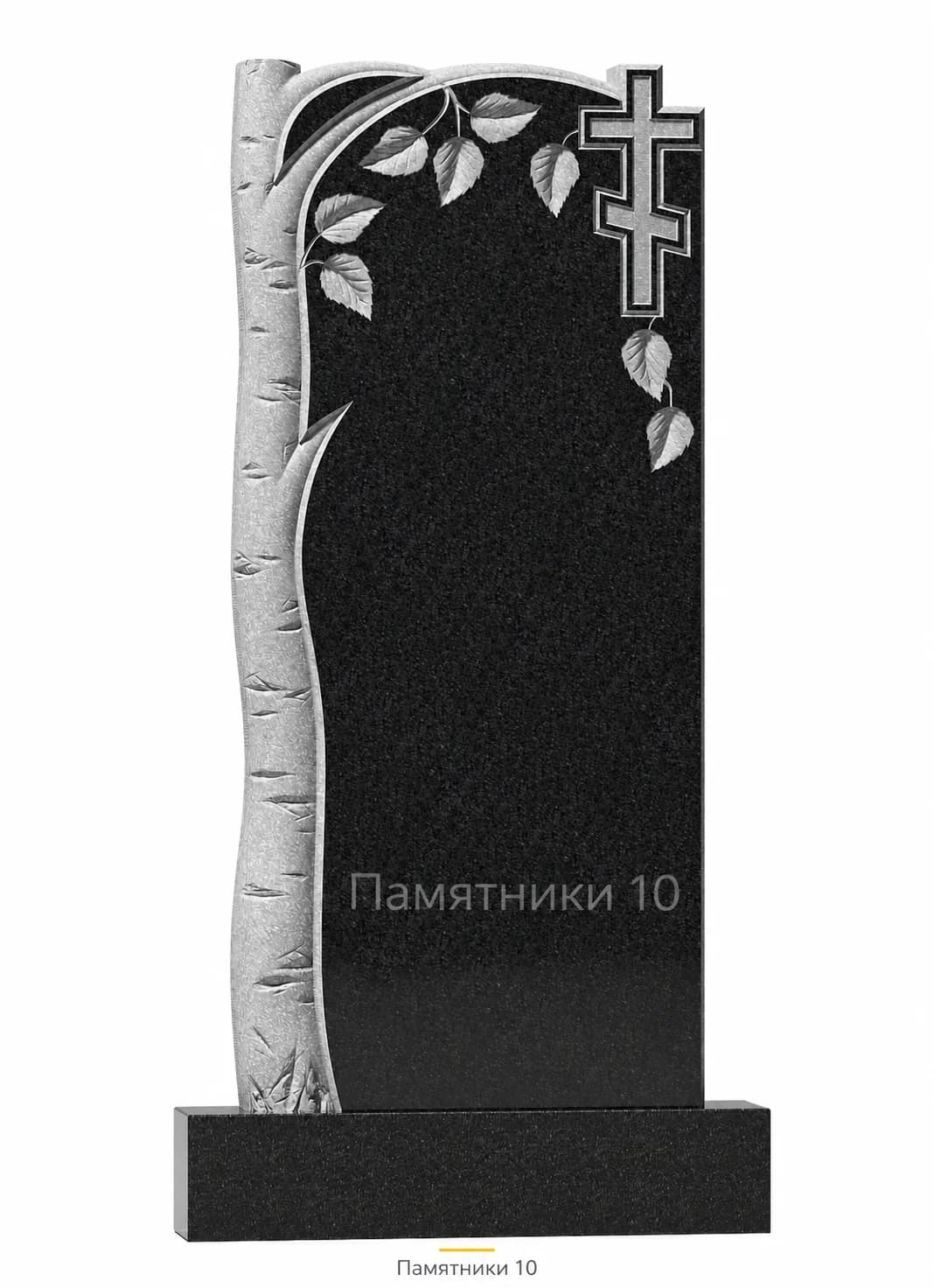 Памятник вертикальный резной РВ-165 из гранита