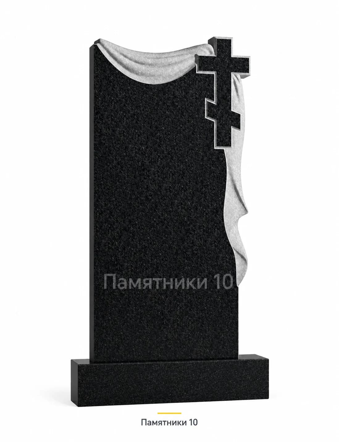 Памятник вертикальный резной РВ-105 из гранита