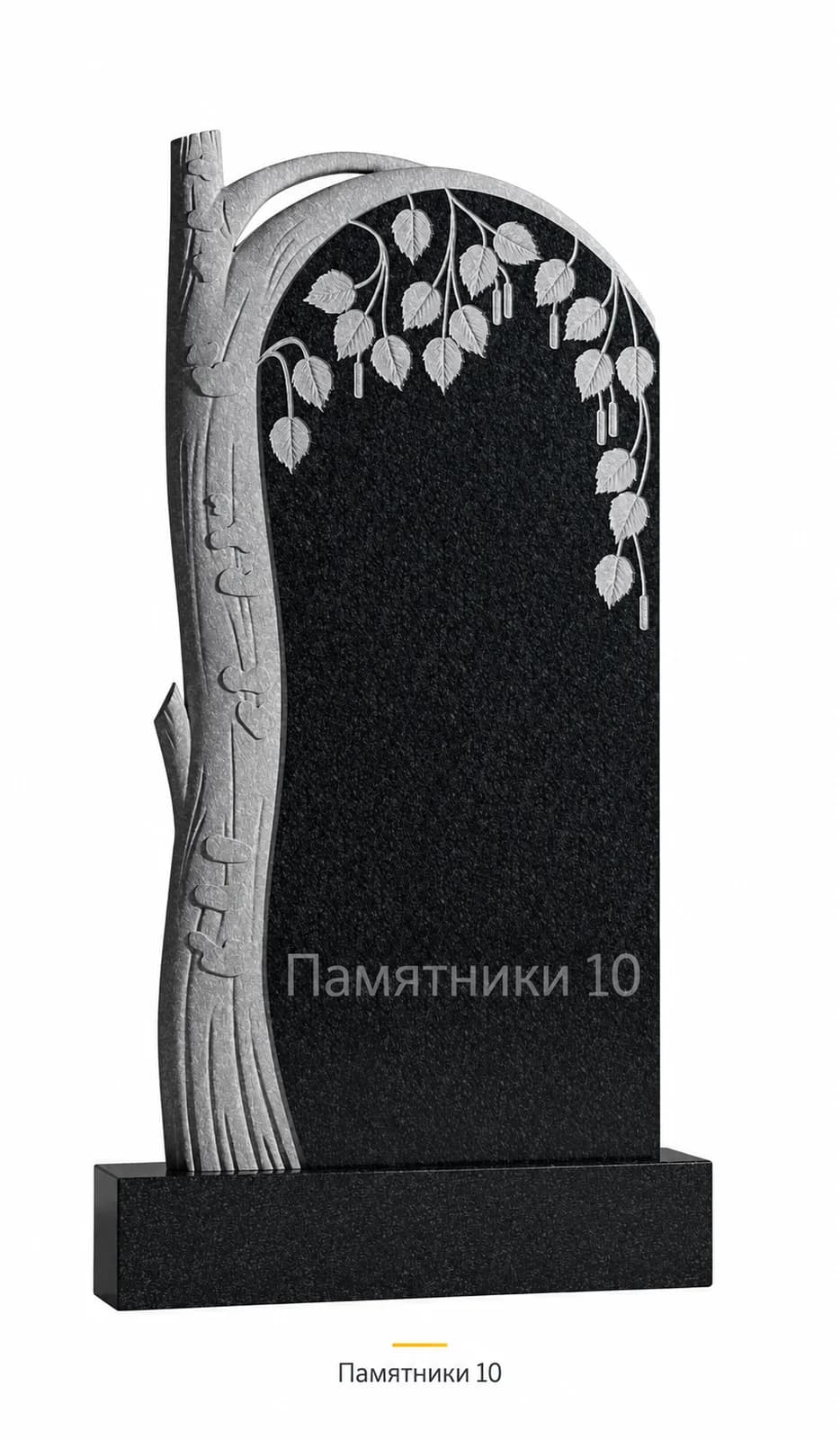 Памятник вертикальный резной РВ-169 из гранита