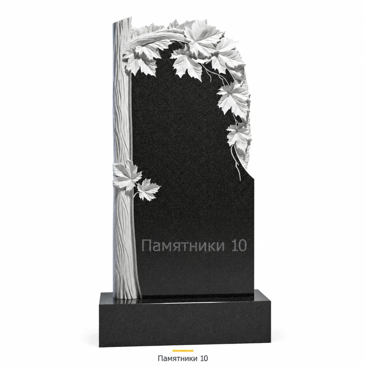 Памятник вертикальный резной РВ-187 из гранита