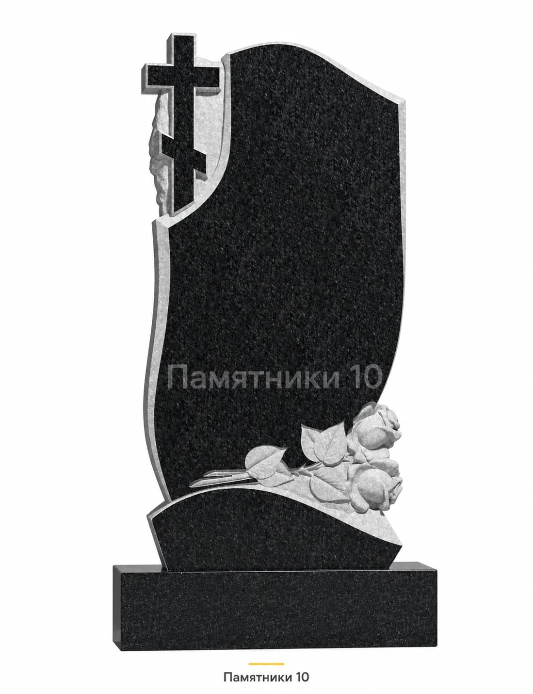 Памятник вертикальный резной РВ-86 из гранита
