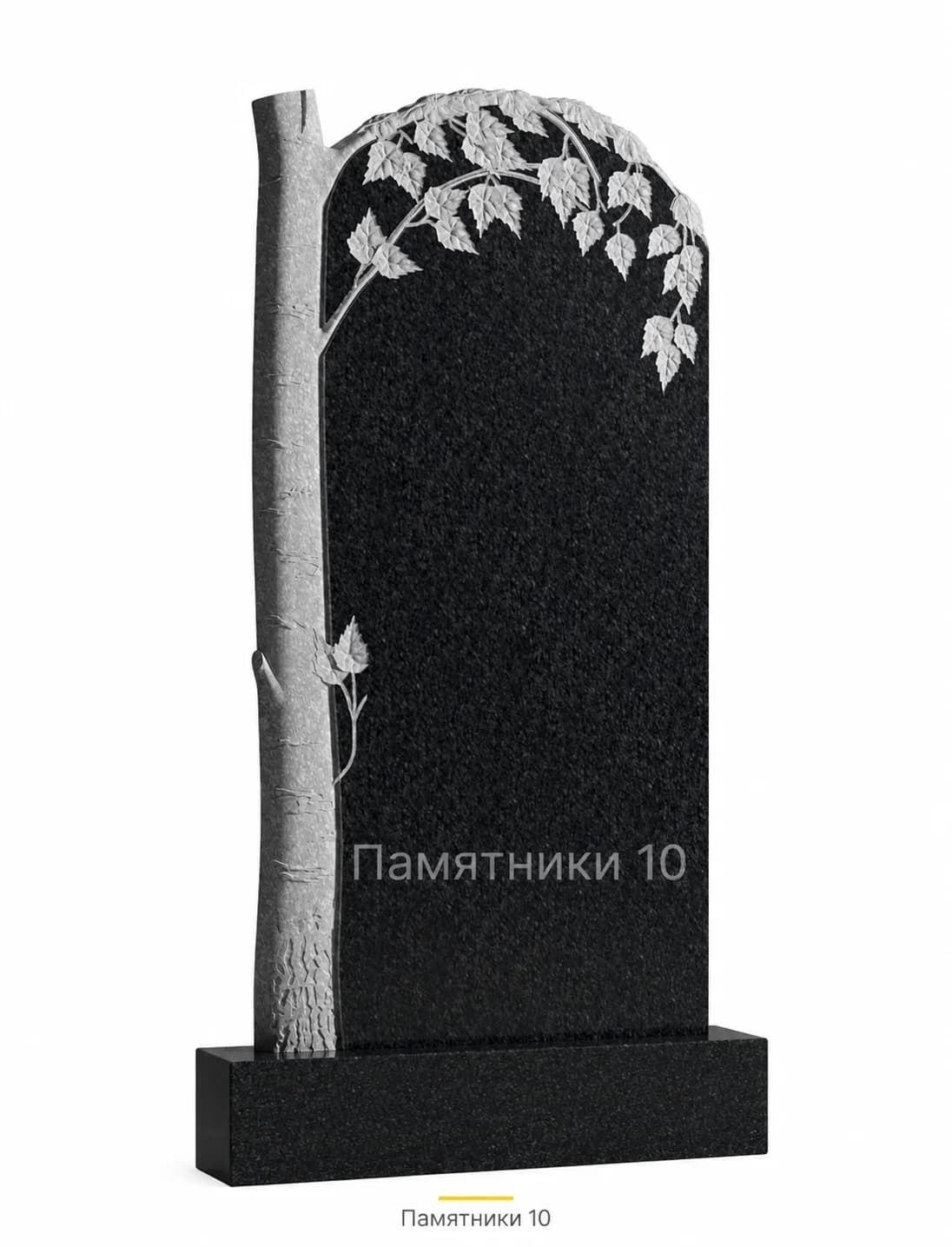 Памятник вертикальный резной РВ-162 из гранита