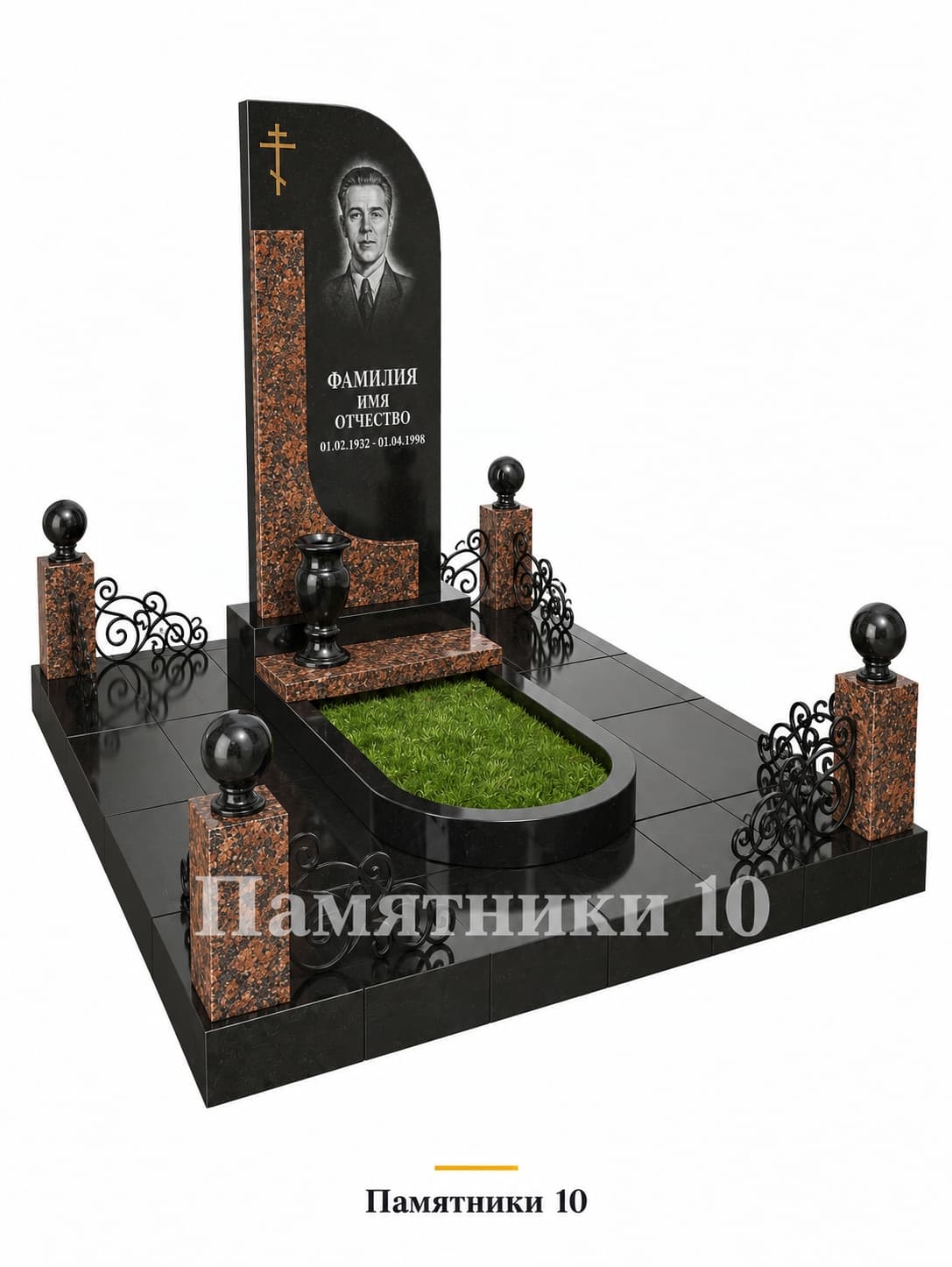 Мемориальный комплекс К-87 из гранита